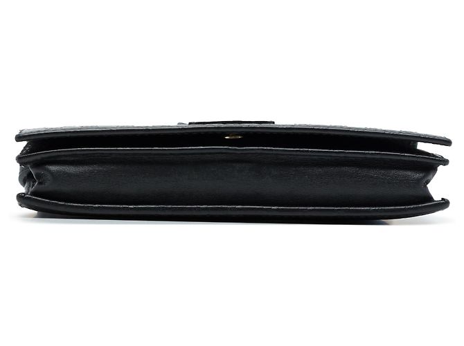 Gucci Black Microguccissima Wallet on Strap Schwarz - Ansicht 3