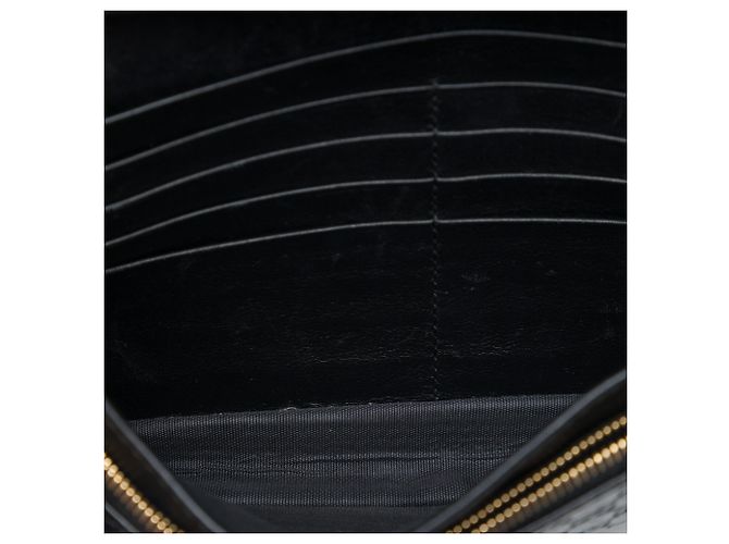 Gucci Black Microguccissima Wallet on Strap Schwarz - Ansicht 4