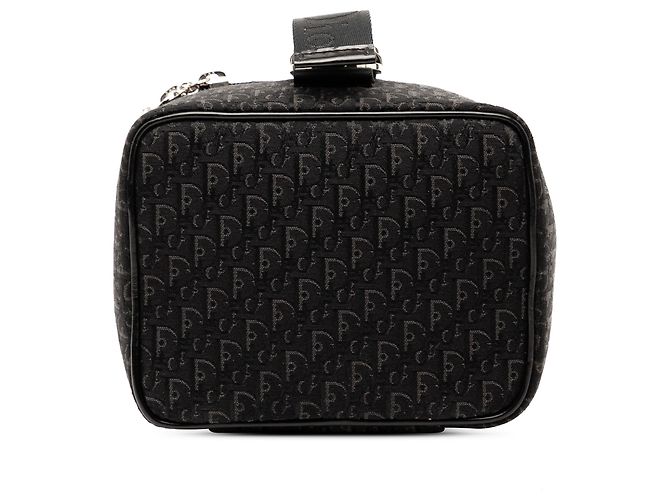 Autre Marque Borsa beauty Dior Mini Diorissimo Trotter Canvas Nera Nero - vista 3