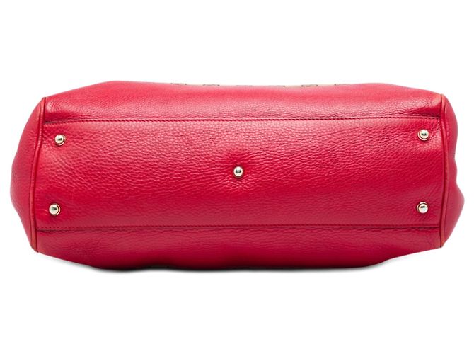 Gucci Diana Tote em lona GG bege e bambu - vista 3