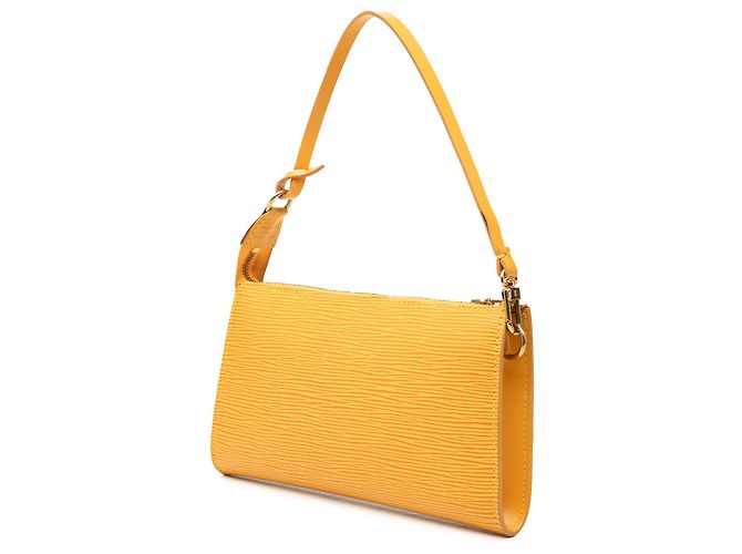 Louis Vuitton Yellow Epi Pochette Accessoires Gelb - Ansicht 2