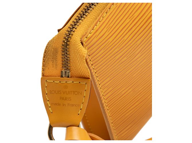 Louis Vuitton Yellow Epi Pochette Accessoires Gelb - Ansicht 5