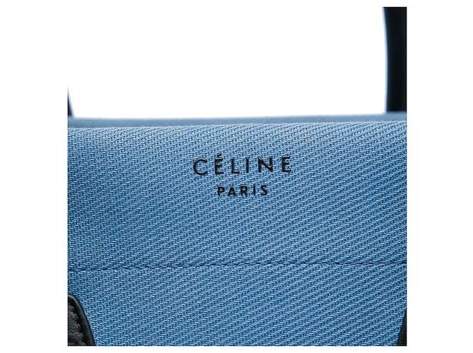 Céline Celine Blue Medium Denim Phantom Luggage Tote - vista 5