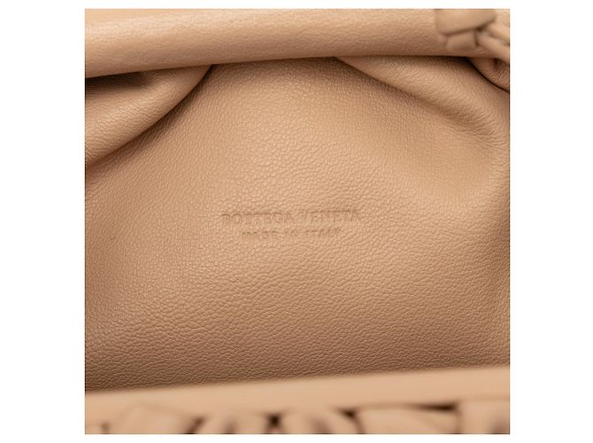 Bottega Veneta The Mini Pouch Crossbody in nappa marrone - vista 5