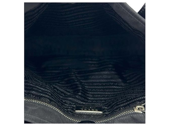 Tote Sacola Prada em Tessuto Preta Preto - vista 3