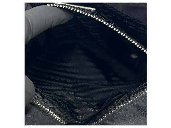 Tote Sacola Prada em Tessuto Preta Preto - vista 4