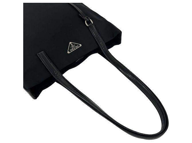 Tote Sacola Prada em Tessuto Preta Preto - vista 5