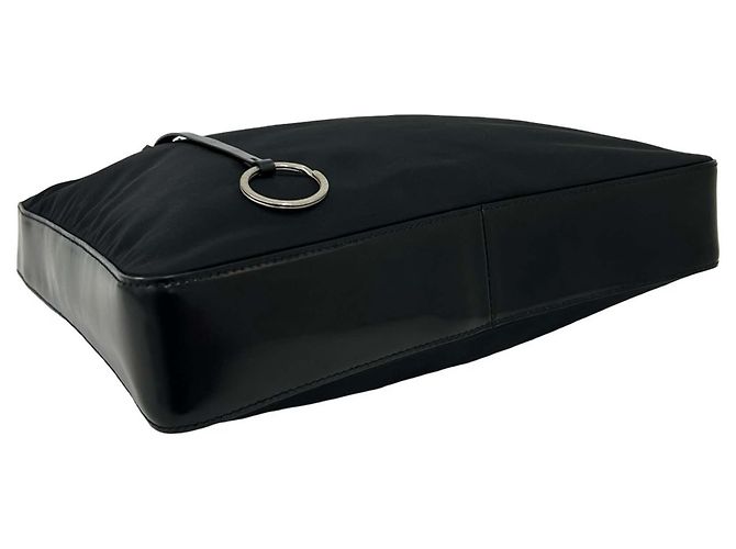 Tote Sacola Prada em Tessuto Preta Preto - vista 8