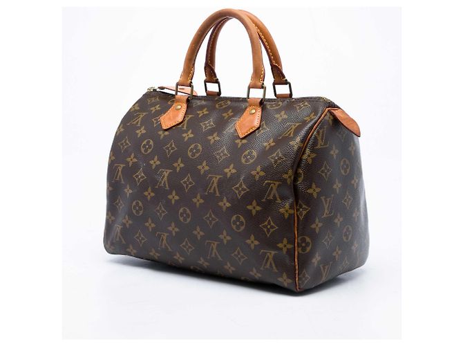 Louis Vuitton Brown Monogram Speedy 30 Marrom - vista 2