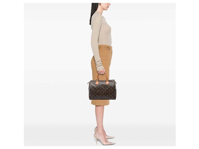Louis Vuitton Brown Monogram Speedy 30 Marrom - vista 5