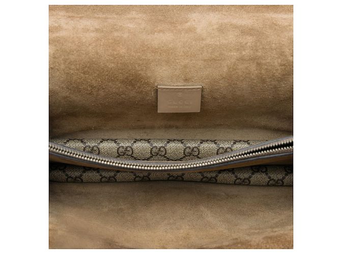 Borsa a tracolla Gucci Dionysus Medium GG Supreme Beige - vista 4