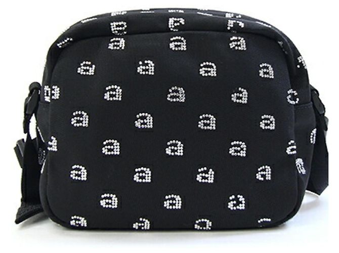 Borsa a tracolla Alexander Wang in tela di nylon nera Nero - vista 2