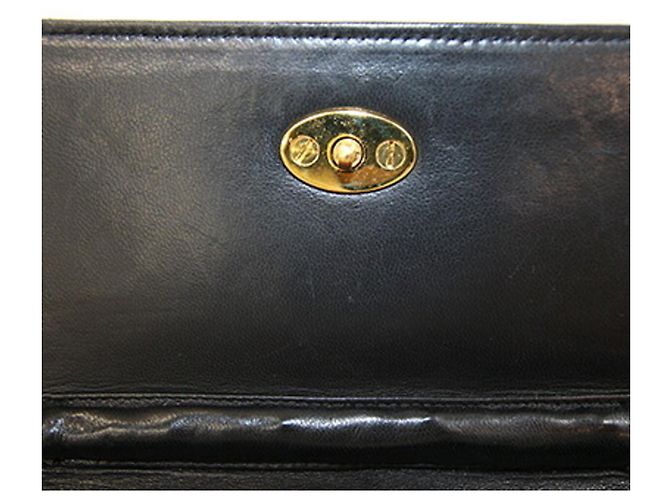Bally Vintage Lederhandtasche Schwarz Rot - Ansicht 9
