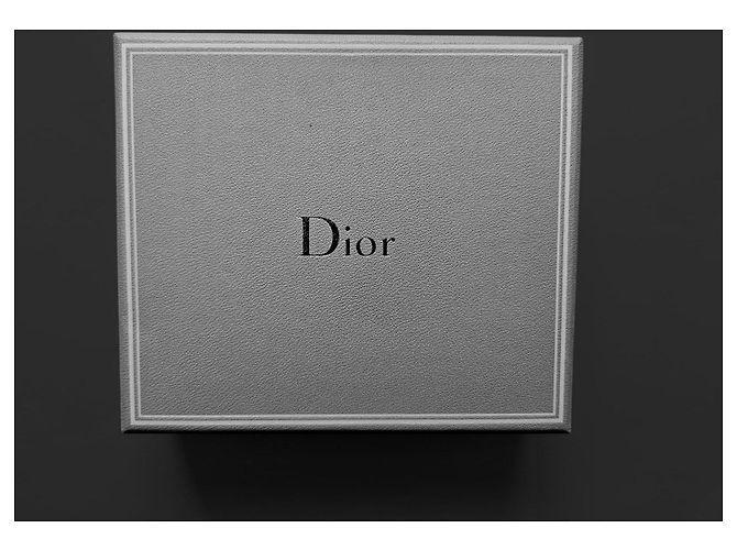 Autre Marque Dior Schal Schwarz Hahnentritt-Muster - Ansicht 8