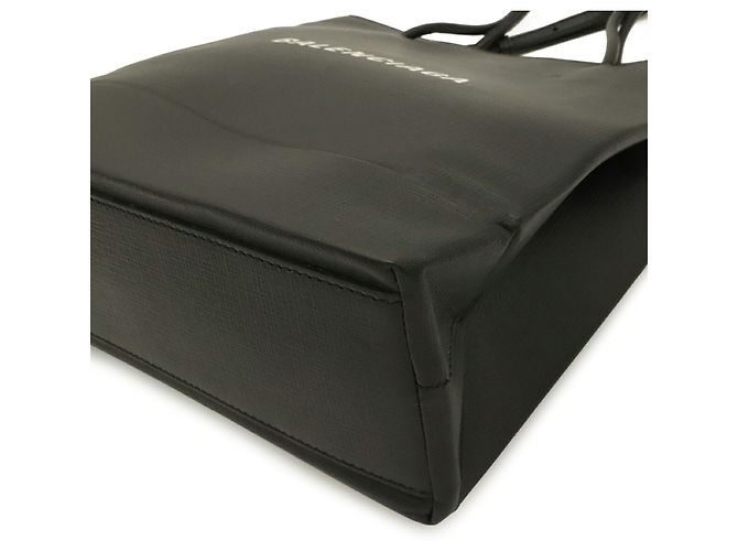 Borsa Balenciaga Tote S in pelle nera Nero - vista 4