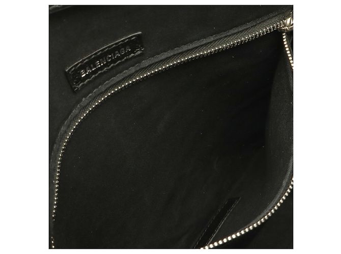 Borsa Balenciaga Tote S in pelle nera Nero - vista 9
