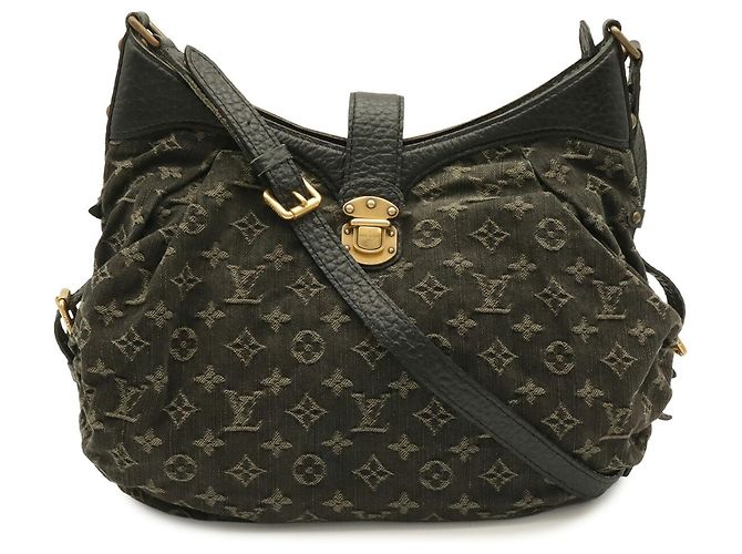 Louis Vuitton Monogram Denim XS Schultertasche Schwarz Monogramm - Ansicht 2