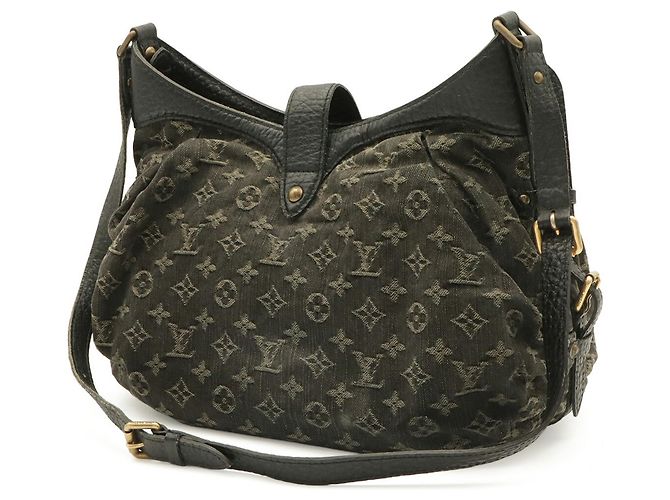 Louis Vuitton Monogram Denim XS Schultertasche Schwarz Monogramm - Ansicht 3