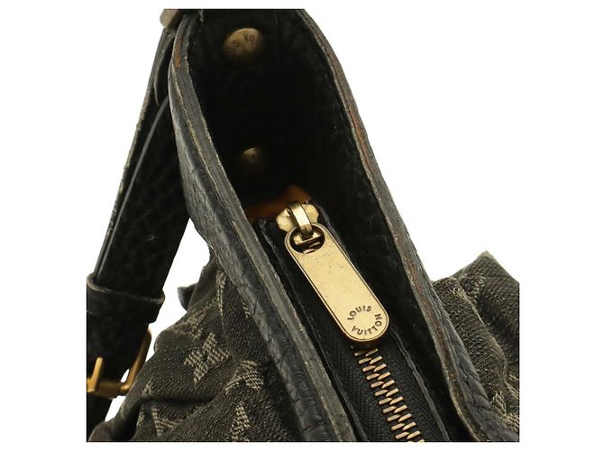 Louis Vuitton Monogram Denim XS Schultertasche Schwarz Monogramm - Ansicht 7