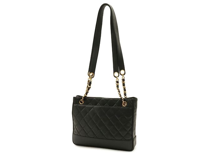 Borsa Tote CHANEL Matelassé Coco Ball Chain Nero - vista 3