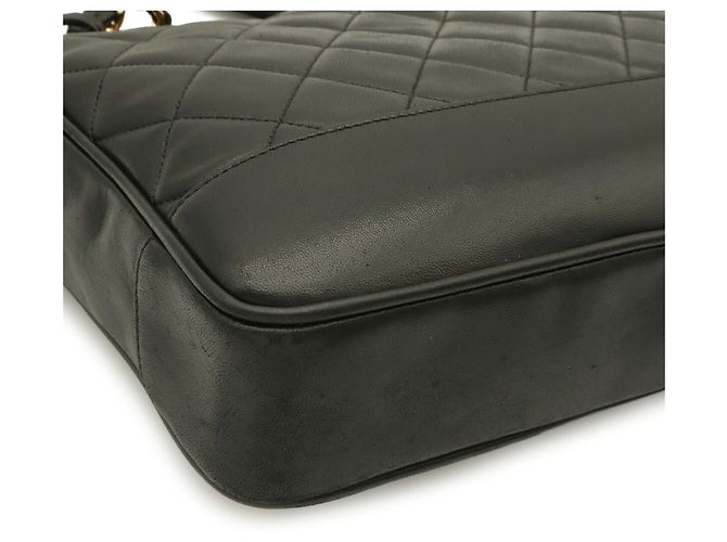Borsa Tote CHANEL Matelassé Coco Ball Chain Nero - vista 4