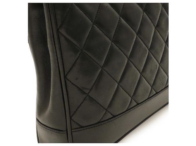 Borsa Tote CHANEL Matelassé Coco Ball Chain Nero - vista 5