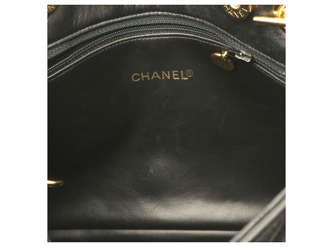 Borsa Tote CHANEL Matelassé Coco Ball Chain Nero - vista 8