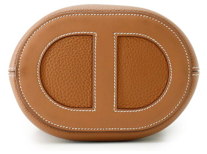 Hermès Saco Tote Hermes Kara In the Loop Dourado - vista 3