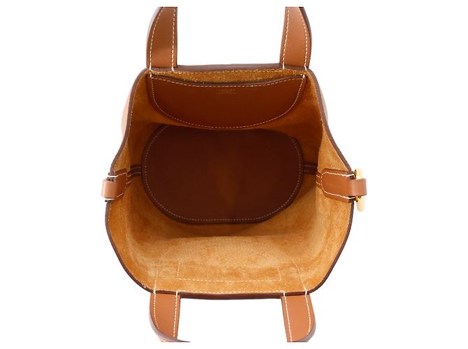 Hermès Saco Tote Hermes Kara In the Loop Dourado - vista 5