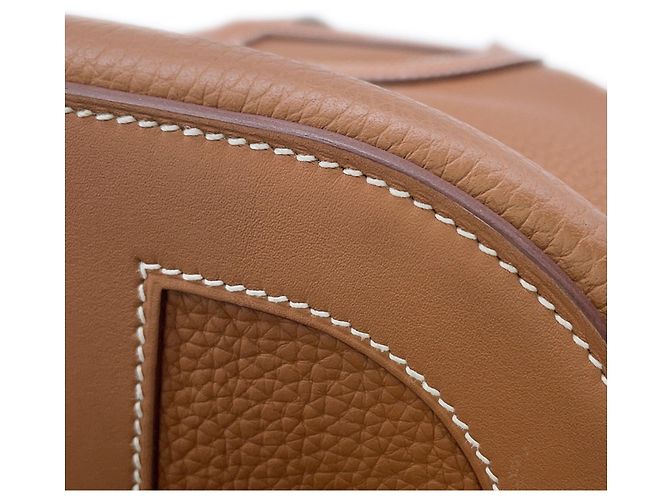 Hermès Saco Tote Hermes Kara In the Loop Dourado - vista 7