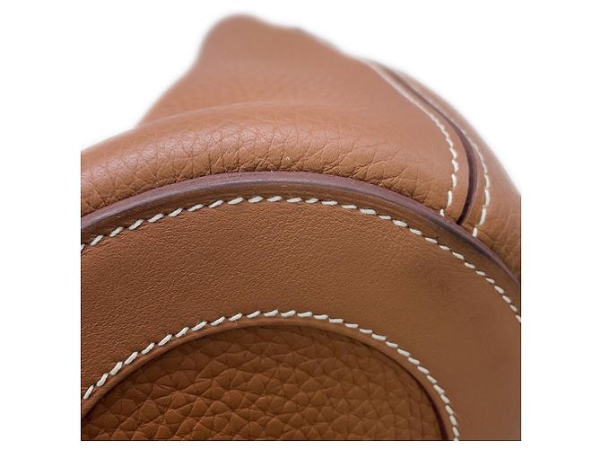 Hermès Saco Tote Hermes Kara In the Loop Dourado - vista 8