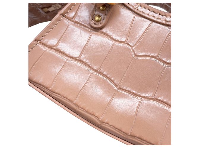 Everyday Borsa a tracolla Balenciaga Neo Classic Supernano Beige - vista 7