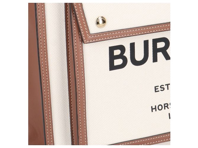 Burberry Medium Two-Tone Pocket Bag Braun - Ansicht 10