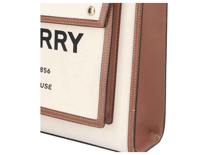Burberry Medium Two-Tone Pocket Bag Braun - Ansicht 11