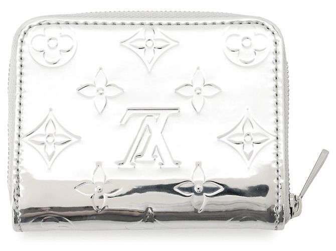 Portamonete Zippy Monogram Miroir Louis Vuitton Argento - vista 3