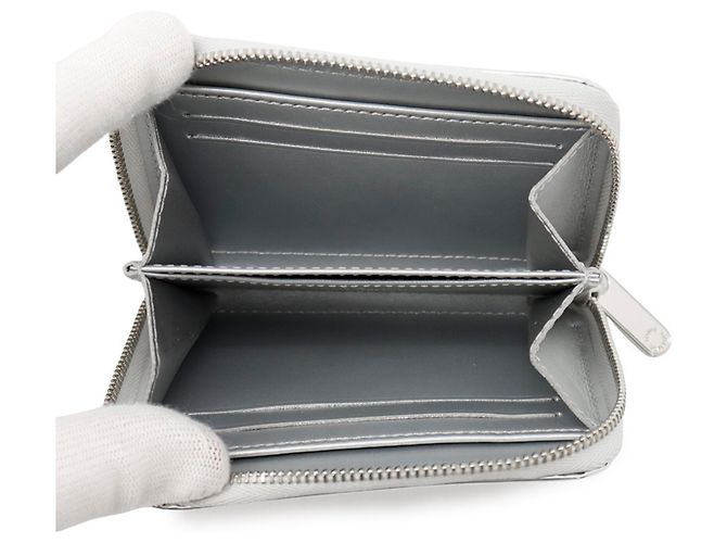 Portamonete Zippy Monogram Miroir Louis Vuitton Argento - vista 4