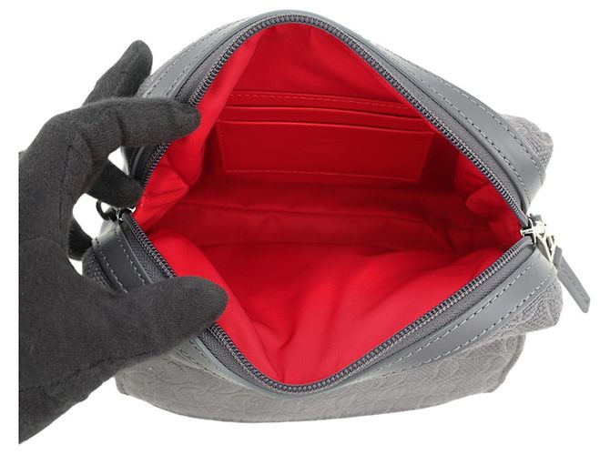 Borsa a tracolla in tela Christian Louboutin Marrone - vista 7