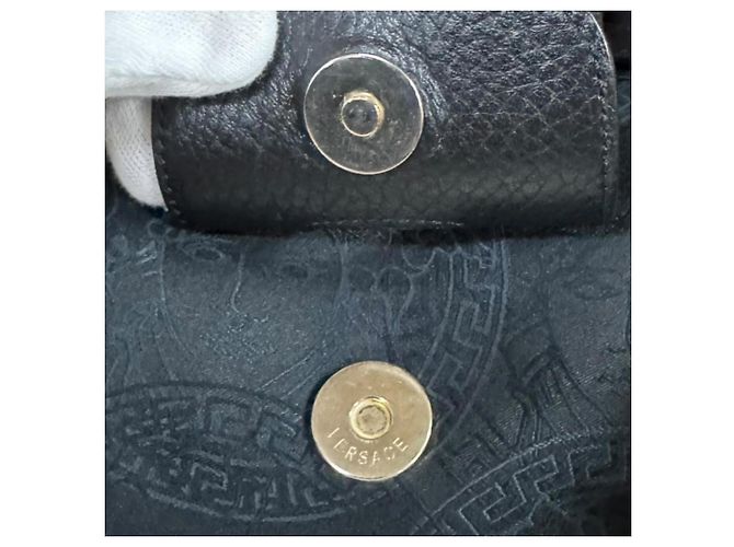 Bolso de lona negro Versace - vista 12