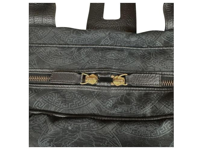 Bolso de lona negro Versace - vista 14