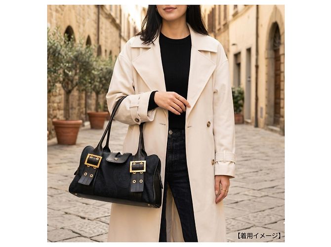 Bolso de lona negro Versace - vista 16
