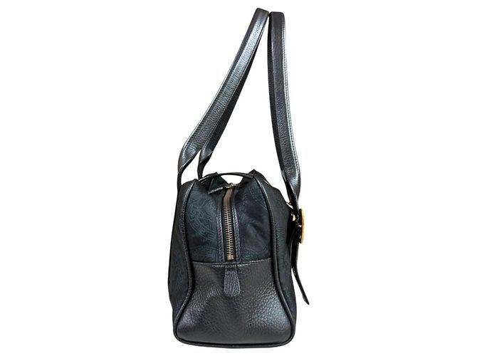 Bolso de lona negro Versace - vista 4