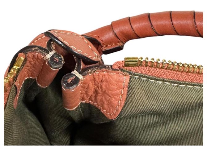 Bolso de hombro Chloé Marcie Naranja - vista 9