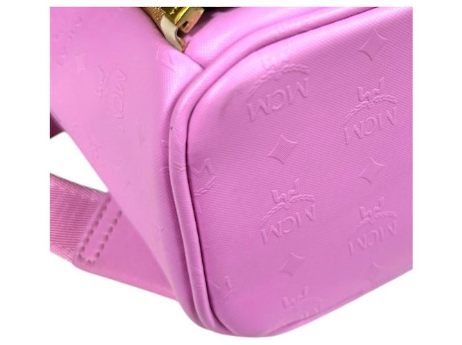 MCM Visetos Brown and Pink Rucksack Braun - Ansicht 11