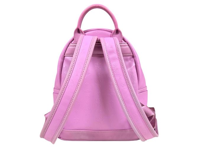 MCM Visetos Brown and Pink Rucksack Braun - Ansicht 4