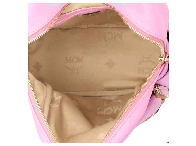 MCM Visetos Brown and Pink Rucksack Braun - Ansicht 7