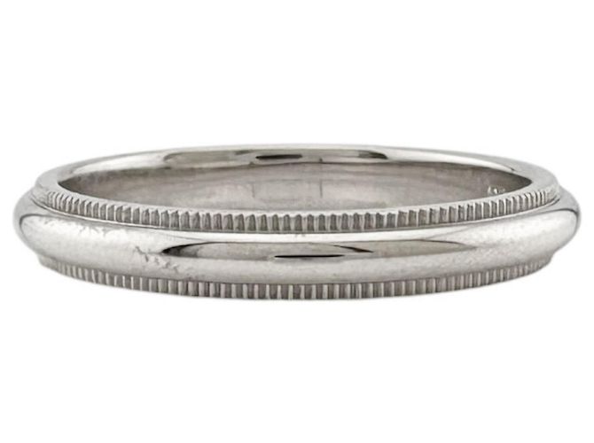Autre Marque Tiffany & Co. Milgrain Ring aus Platin Silber - Ansicht 4