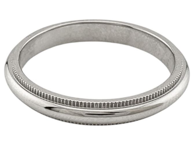 Autre Marque Tiffany & Co. Milgrain Ring aus Platin Silber - Ansicht 5