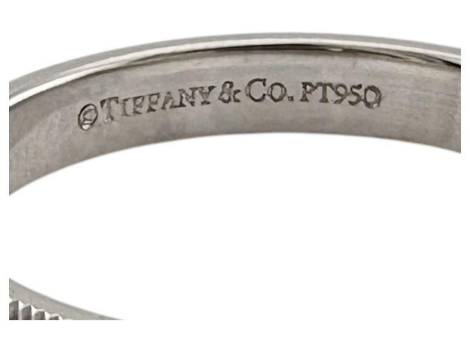Autre Marque Tiffany & Co. Milgrain Ring aus Platin Silber - Ansicht 7