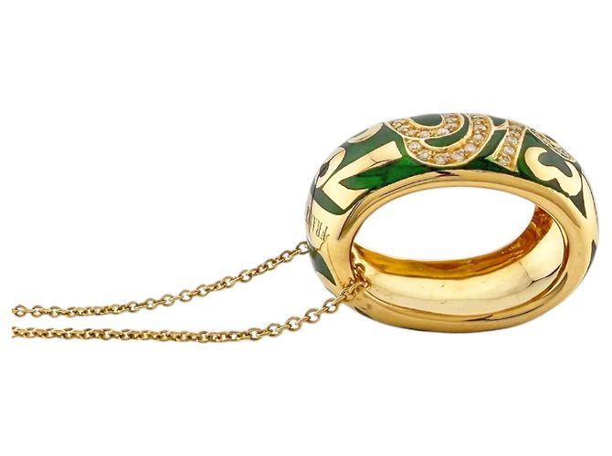 Autre Marque Collana Oval Franck Muller Talisman D'oro - vista 4