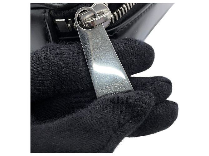 Borsa a tracolla Bottega Veneta Intrecciato Nero - vista 10